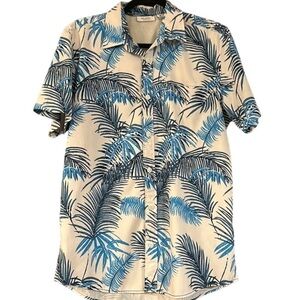 Projek Raw Inc Men’s Medium Tropical button down shirt
